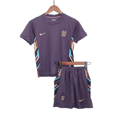 Kid's England Away Soccer Jersey Kit(Jersey+Shorts) Euro 2024 - buybasketballnow