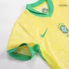 Kid's Brazil Home Soccer Jersey Kit(Jersey+Shorts) Copa America 2024 - buybasketballnow