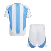 Kid's Argentina Home Soccer Jersey Kit(Jersey+Shorts) 2024 - buybasketballnow