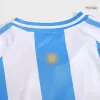 Kid's Argentina Home Soccer Jersey Kit(Jersey+Shorts) Copa America 2024 - buybasketballnow