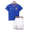 Kid's France Home Soccer Jersey Kit(Jersey+Shorts) Euro 2024 - buybasketballnow