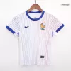 Kid's France Away Soccer Jersey Kit(Jersey+Shorts) Euro 2024 - buybasketballnow