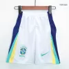 Kid's Brazil Away Soccer Jersey Kit(Jersey+Shorts) Copa America 2024 - buybasketballnow