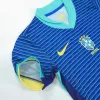 Kid's Brazil Away Soccer Jersey Kit(Jersey+Shorts) Copa America 2024 - buybasketballnow