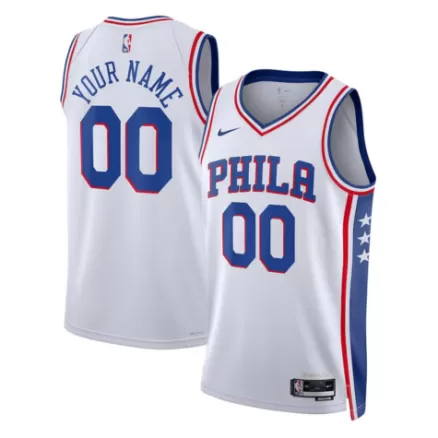 Men's Philadelphia 76ers Swingman NBA custom Jersey - Association Edition2022/23 - buybasketballnow