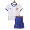 Kid's France Away Soccer Jersey Kit(Jersey+Shorts) Euro 2024 - buybasketballnow