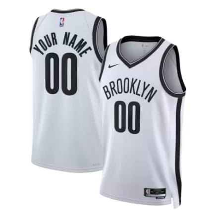 Men's Brooklyn Nets Swingman NBA custom Jersey - Association Edition - buybasketballnow