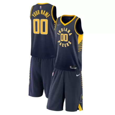 Men's Indiana Pacers Custom Black Swingman Uniform 2023/24 - Icon Edition - buybasketballnow