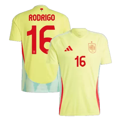 RODRIGO #16 Spain Away Soccer Jersey Euro 2024 - buybasketballnow