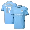 DE BRUYNE #17 Manchester City Home Soccer Jersey 2024/25 - buybasketballnow