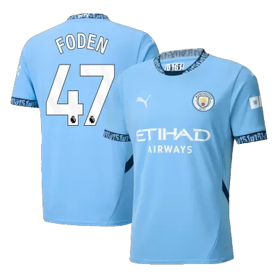 FODEN #47 Manchester City Home Soccer Jersey 2024/25 - buybasketballnow