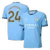 CHAMPIONS #24 Manchester City Home Soccer Jersey 2024/25 - buybasketballnow