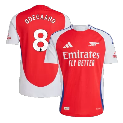 Authentic ØDEGAARD #8 Arsenal Home Soccer Jersey 2024/25 - buybasketballnow