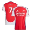 SAKA #7 Arsenal Home Soccer Jersey 2024/25 - buybasketballnow