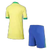 Kid's Brazil Home Soccer Jersey Kit(Jersey+Shorts) Copa America 2024 - buybasketballnow