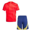 Kid's Spain Home Soccer Jersey Kit(Jersey+Shorts) Euro 2024 - buybasketballnow