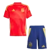 Kid's Spain Home Soccer Jersey Kit(Jersey+Shorts) Euro 2024 - buybasketballnow