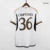 CAMPEONES #36 Real Madrid Home Soccer Jersey 2023/24 - buybasketballnow