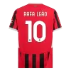 RAFA LEÃO #10 AC Milan Home Soccer Jersey 2024/25 - buybasketballnow