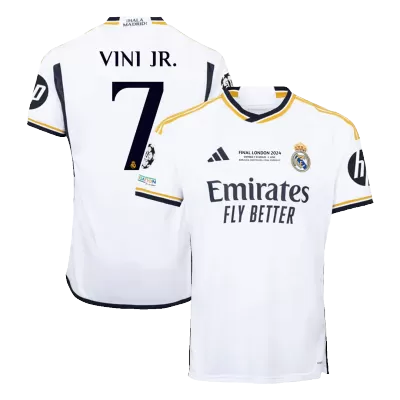 VINI JR. #7 Real Madrid Home Soccer Jersey 2023/24 - UCL FINAL - buybasketballnow