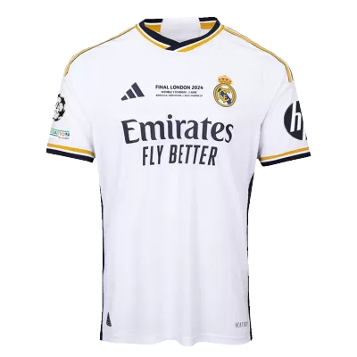 Authentic Real Madrid Home Soccer Jersey 2023/24 - UCL FINAL - buybasketballnow