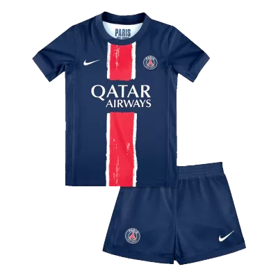 Kid's PSG Home Soccer Jersey Kit(Jersey+Shorts) 2024/25 - buybasketballnow