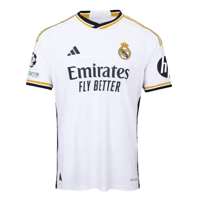 Authentic Real Madrid Home Soccer Jersey 2023/24 - UCL - buybasketballnow