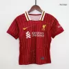 Kid's Liverpool Home Soccer Jersey Kit(Jersey+Shorts) 2024/25 - buybasketballnow