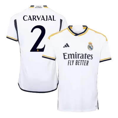 CARVAJAL #2 Real Madrid Home Soccer Jersey 2023/24 - buybasketballnow