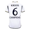 Authentic KROOS #6 CHAMPIONS Real Madrid Home Soccer Jersey 2023/24 - buybasketballnow