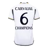 Authentic CARVAJAL #6 CHAMPIONS Real Madrid Home Soccer Jersey 2023/24 - buybasketballnow