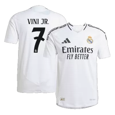 Authentic VINI JR. #7 Real Madrid Home Soccer Jersey 2024/25 - buybasketballnow