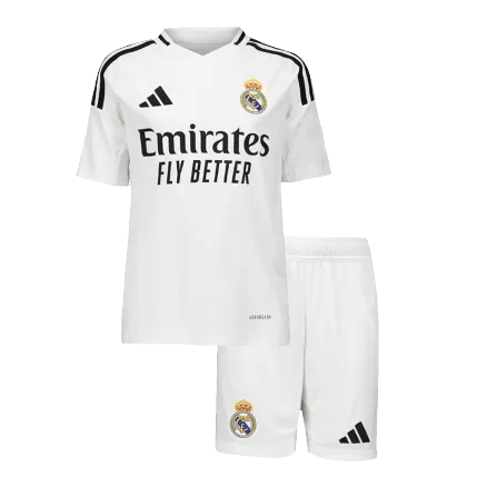 Kids Real Madrid Custom Home Soccer Kits 2024/25 - buybasketballnow