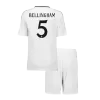 Kid's BELLINGHAM #5 Real Madrid Home Soccer Jersey Kit(Jersey+Shorts) 2024/25 - buybasketballnow