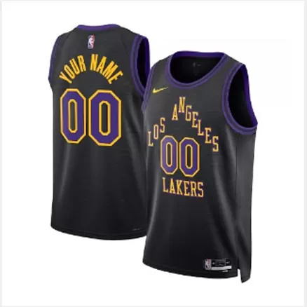 Men's Los Angeles Lakers Swingman NBA custom Jersey - City Edition 2023/24 - buybasketballnow