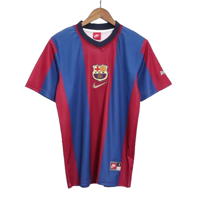 Retro 1998/99 Barcelona Home Soccer Jersey - buybasketballnow