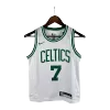 Kid's Boston Celtics BROWN #7 Swingman 2023/24 NBA White Jersey - City Edition - buybasketballnow