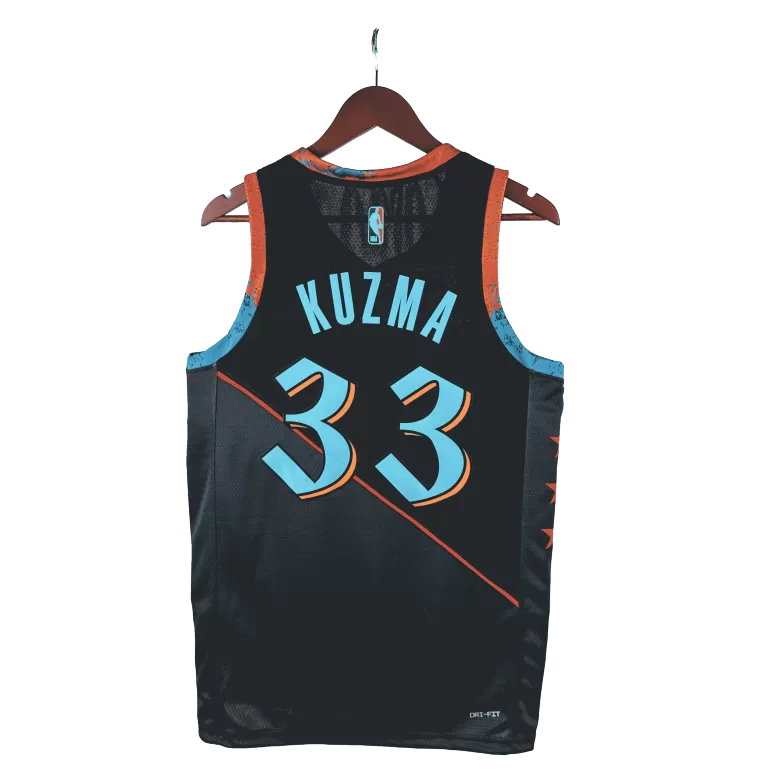 Men's Washington Wizards KUZMA #33 Black 2023/24 Swingman Jersey - City Edition - buybasketballnow
