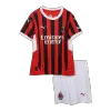 Kid's AC Milan Home Soccer Jersey Kit(Jersey+Shorts) 2024/25 - buybasketballnow