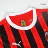 Kid's AC Milan Home Soccer Jersey Kit(Jersey+Shorts) 2024/25 - buybasketballnow