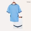 Kid's Manchester City Home Soccer Jersey Kit(Jersey+Shorts) 2024/25 - buybasketballnow