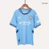 Kid's Manchester City Home Soccer Jersey Kit(Jersey+Shorts) 2024/25 - buybasketballnow