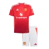 Kid's Manchester United Home Soccer Jersey Kit(Jersey+Shorts) 2024/25 - buybasketballnow