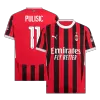 PULISIC #11 AC Milan Home Soccer Jersey 2024/25 - UCL - buybasketballnow