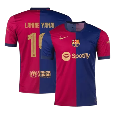 LAMINE YAMAL #19 Barcelona Home Soccer Jersey 2024/25 - UCL - buybasketballnow