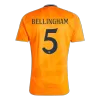 BELLINGHAM #5 Real Madrid Away Soccer Jersey 2024/25 - buybasketballnow