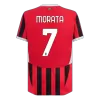 Authentic MORATA #7 AC Milan Home Soccer Jersey 2024/25 - buybasketballnow