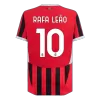 Authentic RAFA LEÃO #10 AC Milan Home Soccer Jersey 2024/25 - buybasketballnow