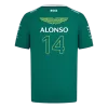 Fernando Alonso #14 Aston Martin Cognizant F1 Shirt 2024 Plus Size(3XL-5XL) - buybasketballnow