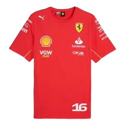 Charles Leclerc #16 Ferrari F1 Shirt 2024 - buybasketballnow